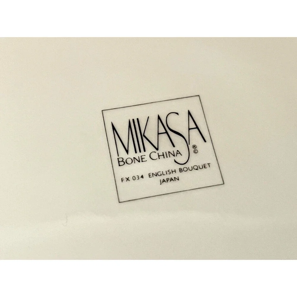 Vtg MIKASA English Bouquet 12